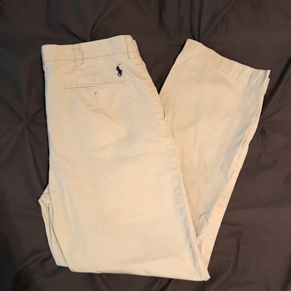 Men’s Khaki Polo Pants